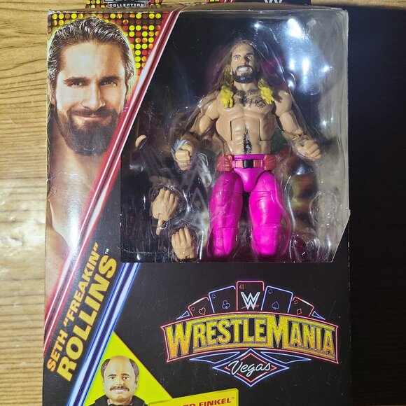 Seth Rollins Wrestlemia Elite Collection Figure Damaged box (AS IS) - Picture 1 of 6